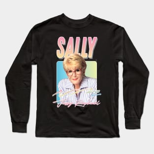 Sally Jessy Raphael / Retro 90s Style Fan Design Long Sleeve T-Shirt